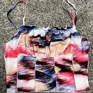 Multicolor crop top